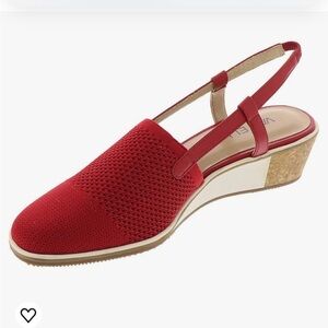 VANELi Womens Grace Round Toe Slip On Wedge Sandals Size 7M